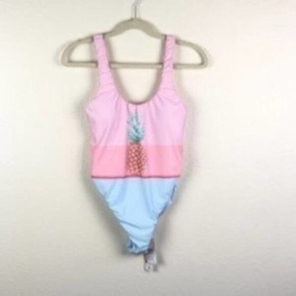 Bikini Lab Pineapple One Piece Swimsuit NWT L - Picture 5 of 11